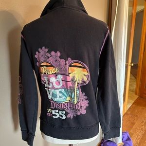 Disney Ladies Zip Up - Peace Love Mickey Mouse 1971